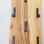 Chunky Wall Mounted Wood Coat Rack, thumbnail 3 of 5