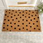 Country Home Multi Spots Print Doormat, thumbnail 1 of 2