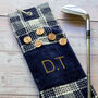 Personalised Blackwatch Tartan Golf Towel And Markers, thumbnail 8 of 11