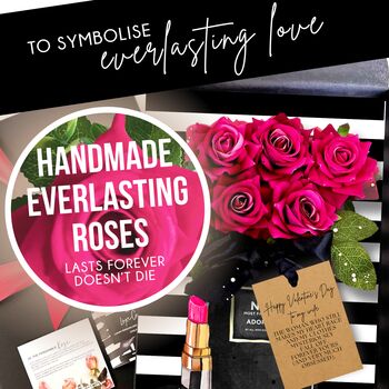 Panache Five Rose Scented Bouquet Birthday Card, 4 of 12