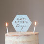 Personalised Name Happy Birthday Cake Topper, thumbnail 4 of 5