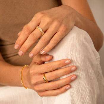 Chunky Statement Dome Ring Minimalist Jewellery, 3 of 7