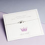Princess Crown Sterling Silver Bracelet, thumbnail 2 of 8