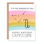 Astrological Capricorn Birthday Card, thumbnail 2 of 2