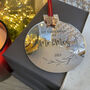 Personalised Gold Round Christmas Tree Dec 23, thumbnail 8 of 11