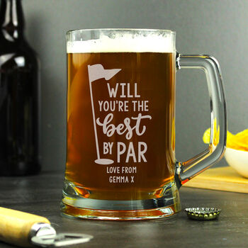 Personalised Best By Par Golf Tankard, 3 of 3