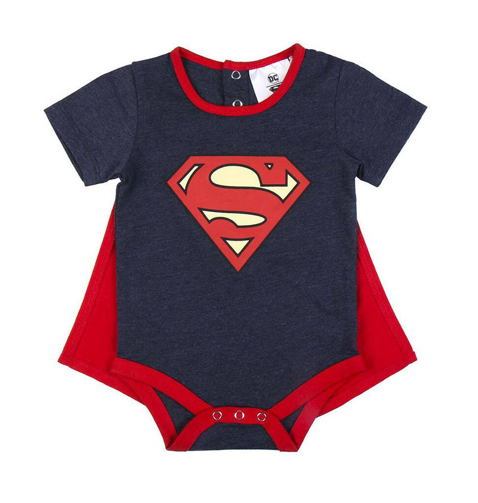 Superman Babygrow Bib Socks And Cape Gift Set, 1 of 2