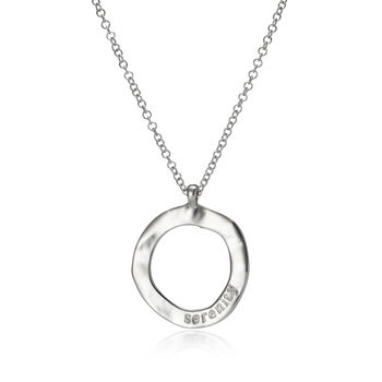 Personalised Serenity Open Circle Necklace, 7 of 11