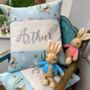 Peter Rabbit© Name And Date Cushion, thumbnail 1 of 8