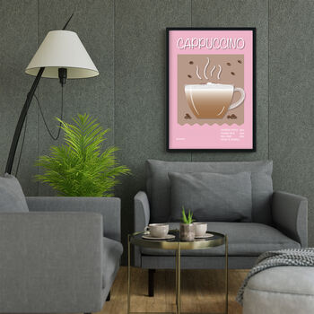 Cappuccino Coffee Print Three Colour Options, 6 of 6