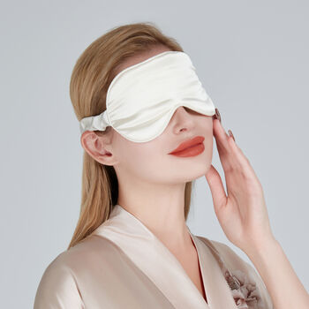 Silk Eye Mask Ivory, 2 of 7