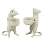 Pair Of Sweet Mice Candle Holders, thumbnail 2 of 7