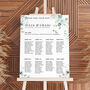 Eucalyptus Wedding Table Plan, thumbnail 2 of 4