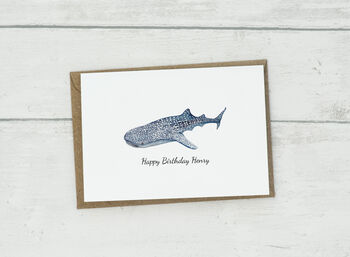 Personalised Whale Shark Card, 4 of 5