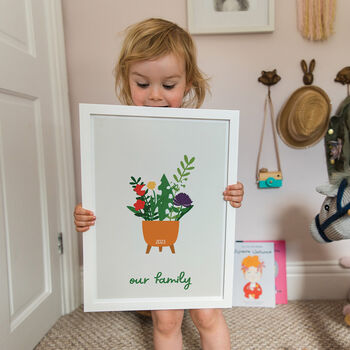 Personalised Mother's Day Birth Flower Print, 2 of 3