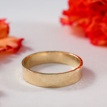 Weddings Bands In 14k Yellow Eco Gold, 3 of 9