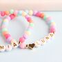 Personalised Colourful Heart Charm Bracelet, thumbnail 3 of 5