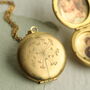 Engraved Dandelion Locket Necklace, thumbnail 4 of 10