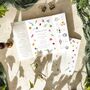 Scattered Wildflowers Gatefold Wedding Invitation, thumbnail 1 of 11