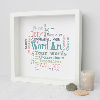 Personalised 21st Birthday Word Art Gift For Her, 7 of 9