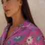 Pink Silk Blend Pyjama Set, thumbnail 6 of 6