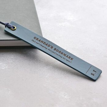 Personalised Father's Day Bookmark For Grandad, 3 of 8