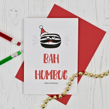 Bah Humbug Christmas Card, 2 of 2