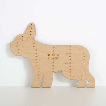 Personalised French Bulldog Dog Advent Calendar, 3 of 7