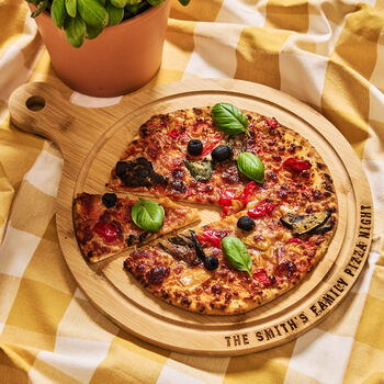 Family Personalised Pizza Board, 6 of 6