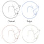 Cosy Labrador Line Art Print, thumbnail 4 of 4