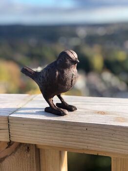 Garden Cast Iron Bird Decoration, 2 of 6