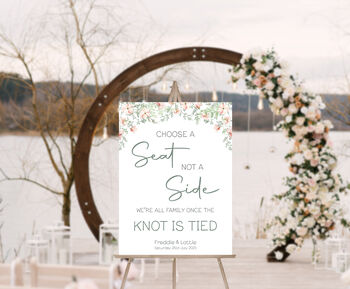 Wedding Choose A Seat Sign Whimsical, 2 of 6