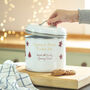Personalised Christmas Biscuit Barrel, thumbnail 4 of 7