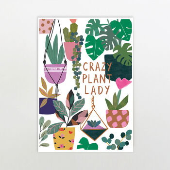 Crazy Plant Lady Print, 2 of 2