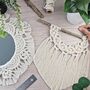 Macramé Mirror And Wall Hanging Kit, thumbnail 1 of 8