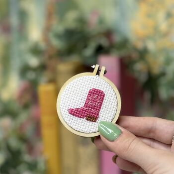 I'm Hot To Sew! Mini Matchbox Cross Stitch Kit, 5 of 7
