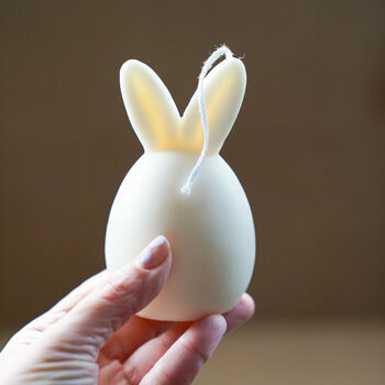 Handmade Bunny Ear Easter Gift Candle, 5 of 6