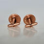 Secret Message Real Copper Cufflinks, thumbnail 4 of 6