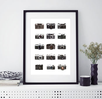 Classic Cameras Personalised Print, 3 of 5