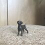 Miniature Bronze Border Terrier Sculpture, thumbnail 3 of 8