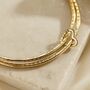 Personalised Double Bangle With Heart, thumbnail 4 of 11