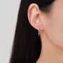 Sterling Silver Mismatched Dragon And Sword Huggie Hoops, thumbnail 6 of 10