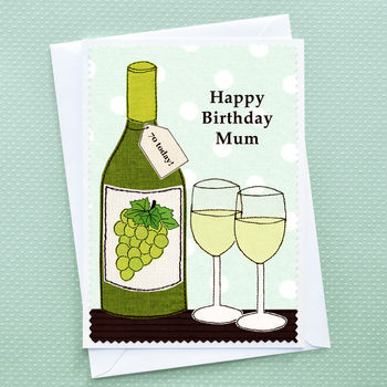 'Birthday Wine' Personalised Card, 2 of 5