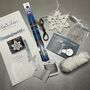 Three Snowflake Christmas Decorations Crochet Kit, thumbnail 1 of 3
