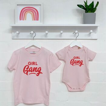 Girl Gang Matching Sisters T Shirts, 3 of 4