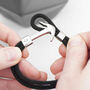 Personalised Men's Black Rope Nautical Anchor Bracelet, thumbnail 2 of 9