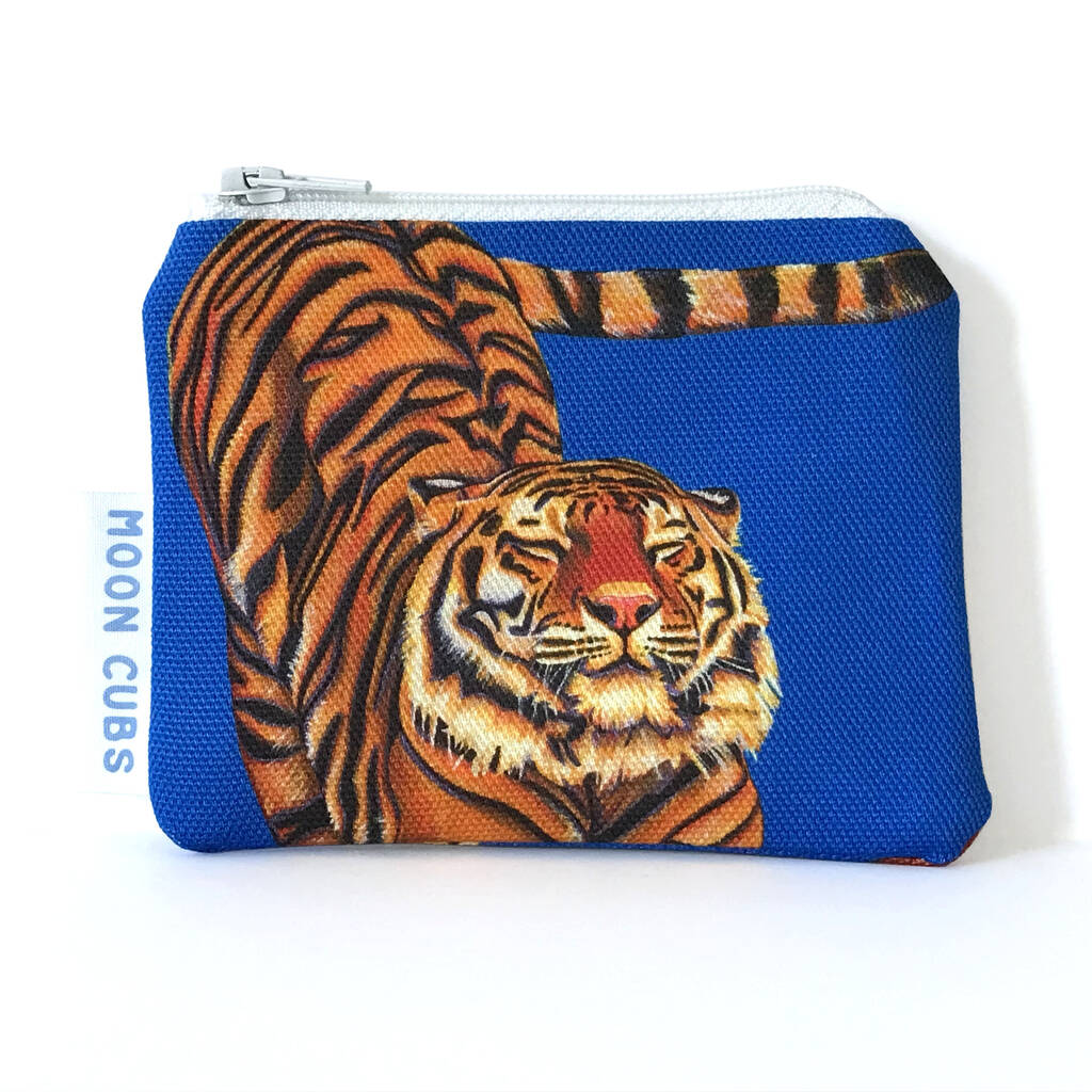 Tiger And Leopard Children’s Coin Purse, Kids Wallet, 1 of 4