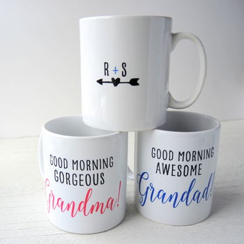 Personalised Grandma And Grandad Pair Of Mugs, 4 of 4
