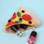 Plush Pizza Zip Pouch, thumbnail 3 of 6