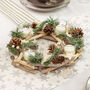 Nordic Star Wreath Candle Holder Centrepeice, thumbnail 1 of 5
